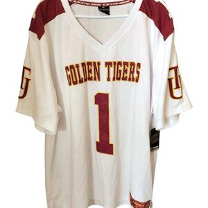 Tuskegee University Golden Tigers Colosseum Football Jersey Size 3XL White NWT